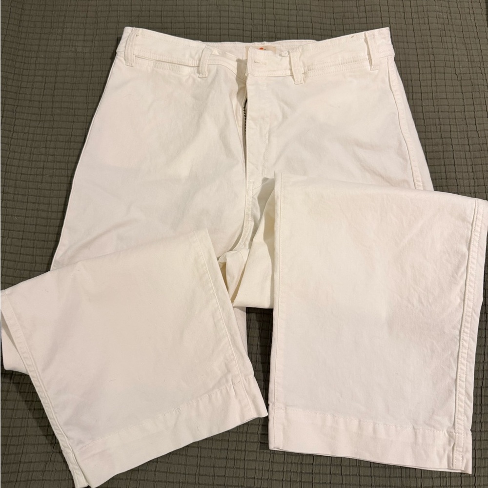 Marine Layer Bridget Wide Leg White Pants Sz 12 $128

Washed, but never worn.
